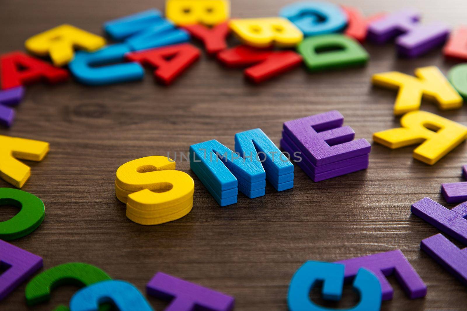 Business model. Key to success. SME Small and Medium-sized Enterprises Concept by tehcheesiong