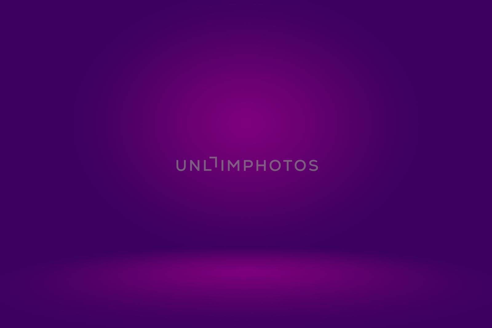 Studio Background Concept - Dark Gradient purple studio room background for product