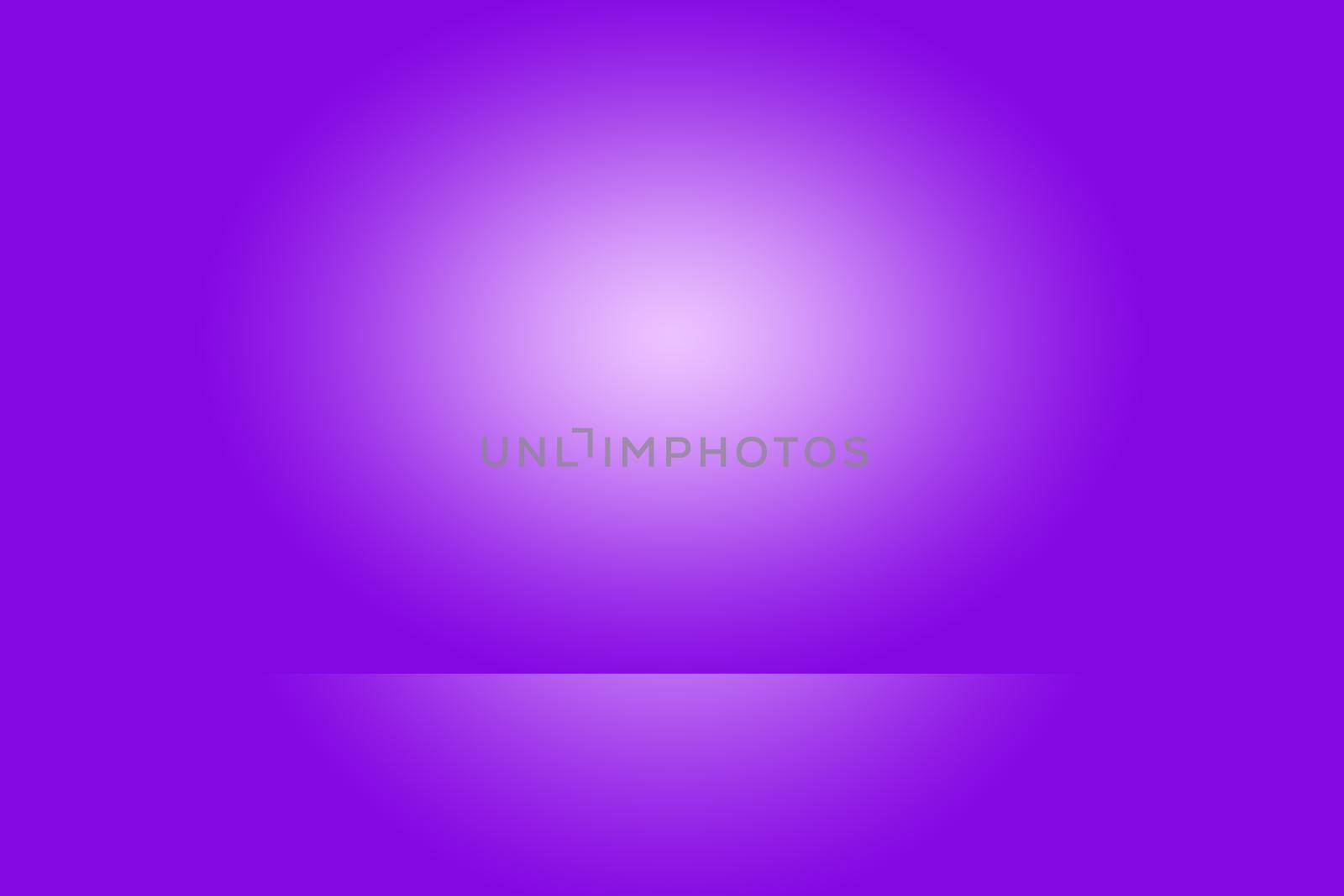 Studio Background Concept - Dark Gradient purple studio room background for product