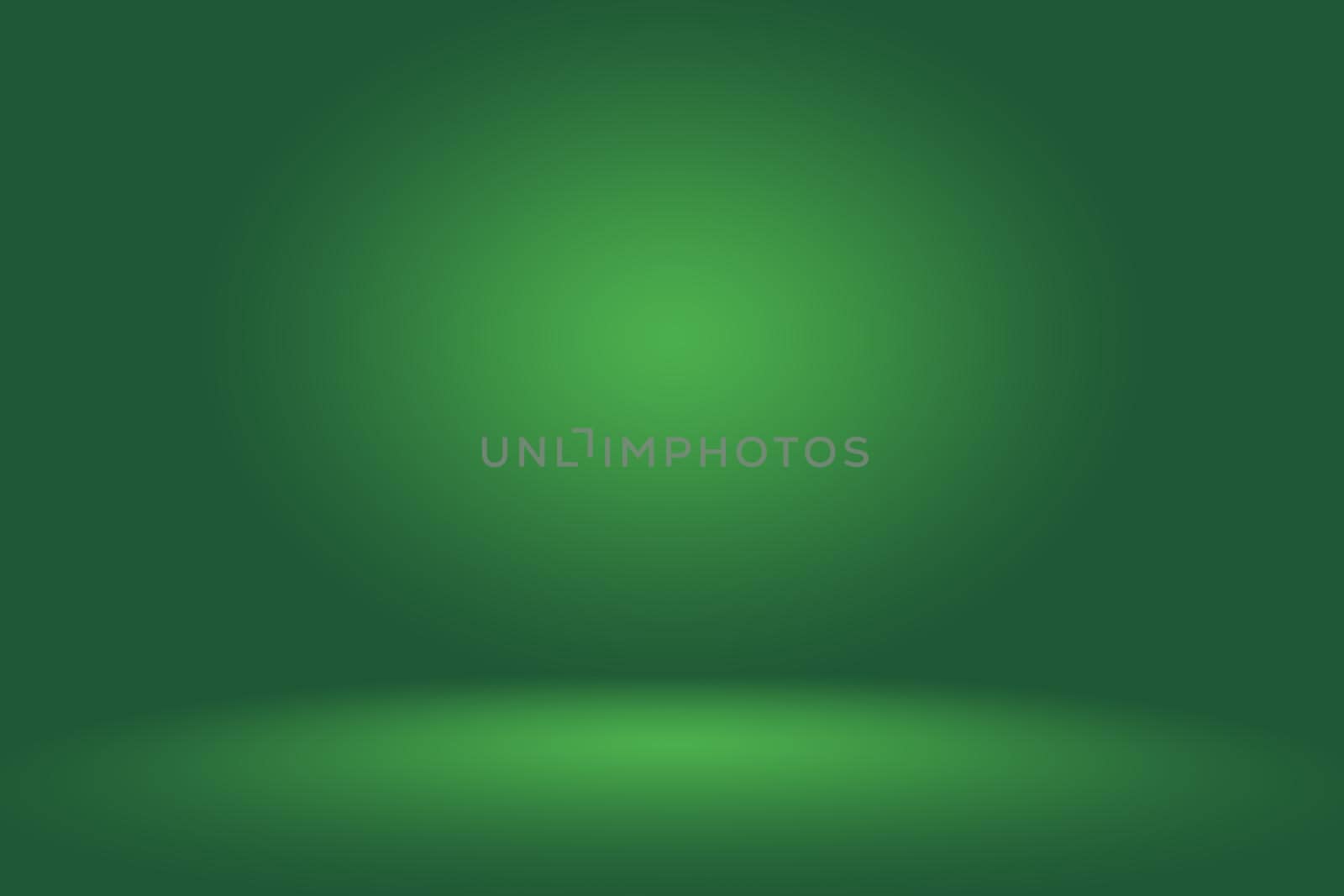 Empty Green Studio well use as background,website template,frame by Benzoix