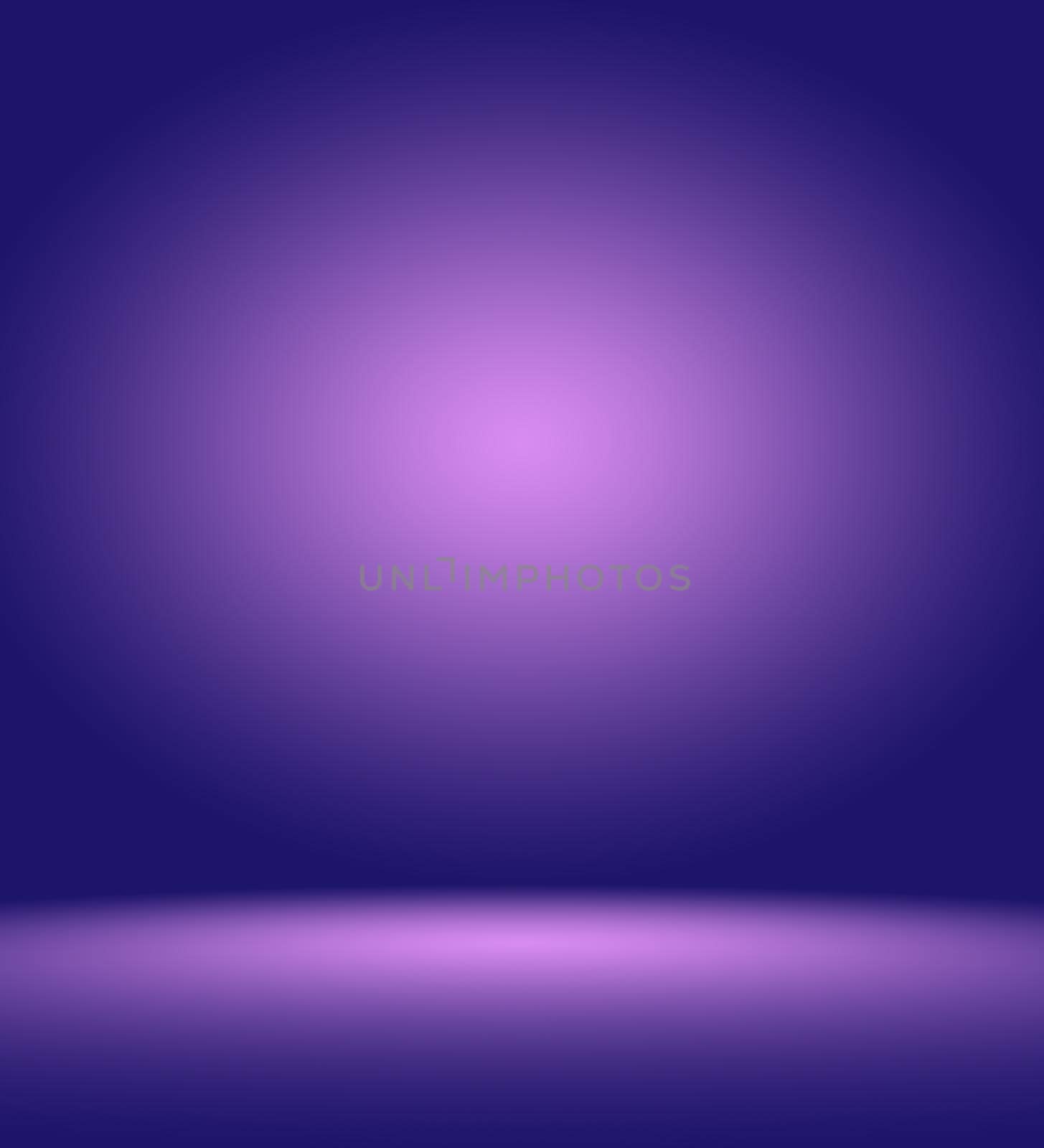 Studio Background Concept - abstract empty light gradient purple studio room background for product. by Benzoix