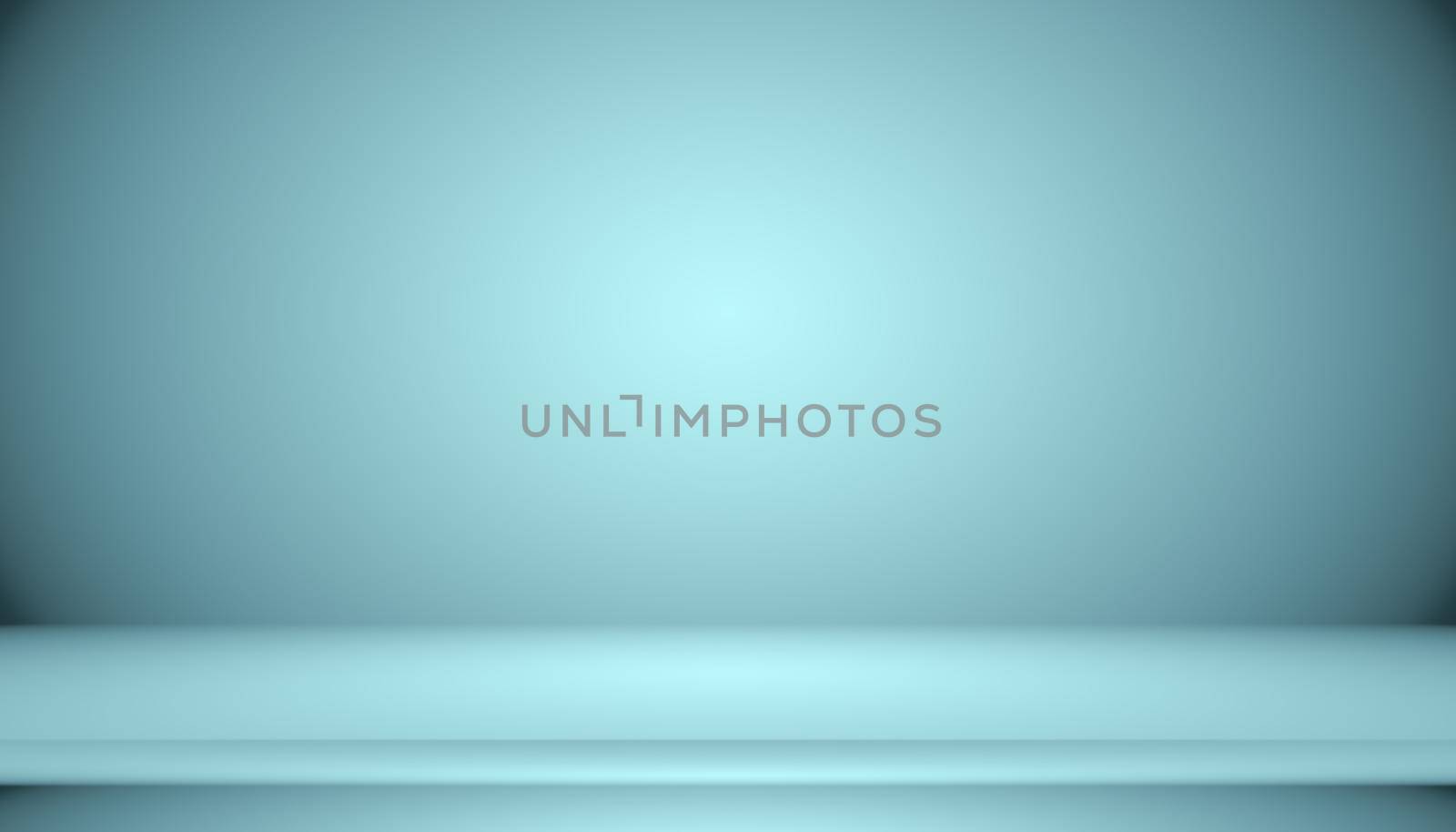 Blue gradient abstract background empty room with space for your text and picture by Benzoix