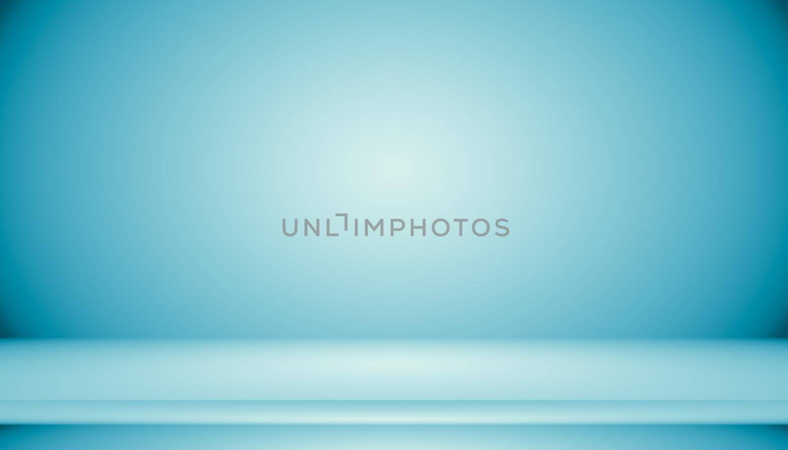 Blue gradient abstract background empty room with space for your text and picture by Benzoix