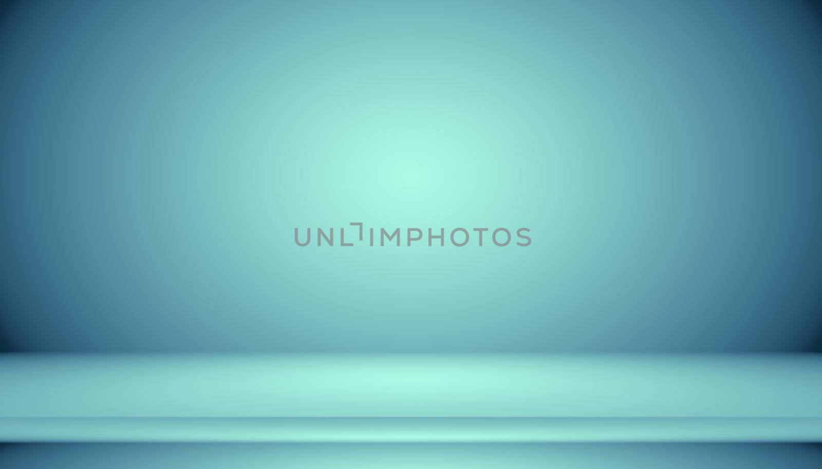 Blue gradient abstract background empty room with space for your text and picture by Benzoix