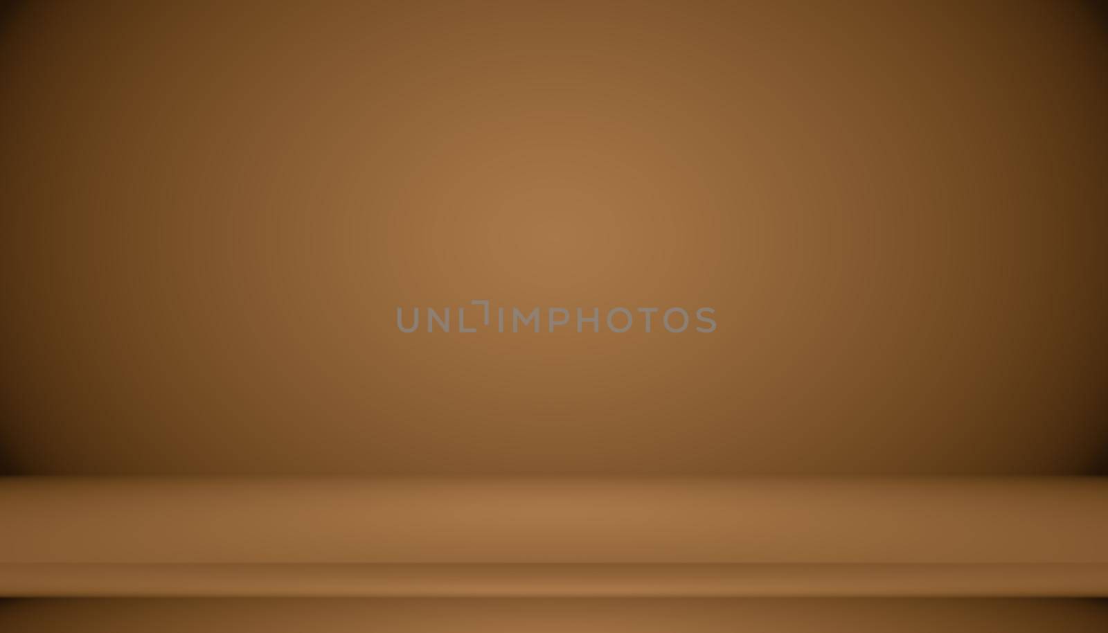 Abstract brown gradient well used as background for product display