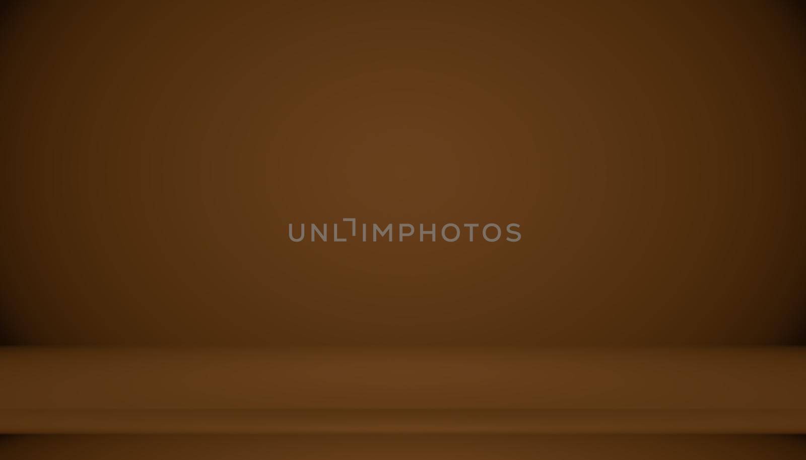 Abstract brown gradient well used as background for product display. by Benzoix