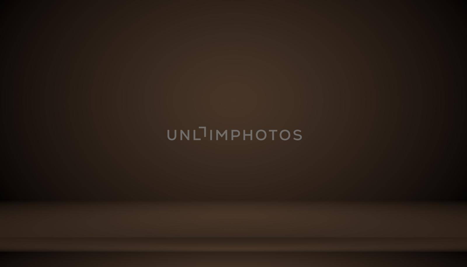 Abstract brown gradient well used as background for product display. by Benzoix