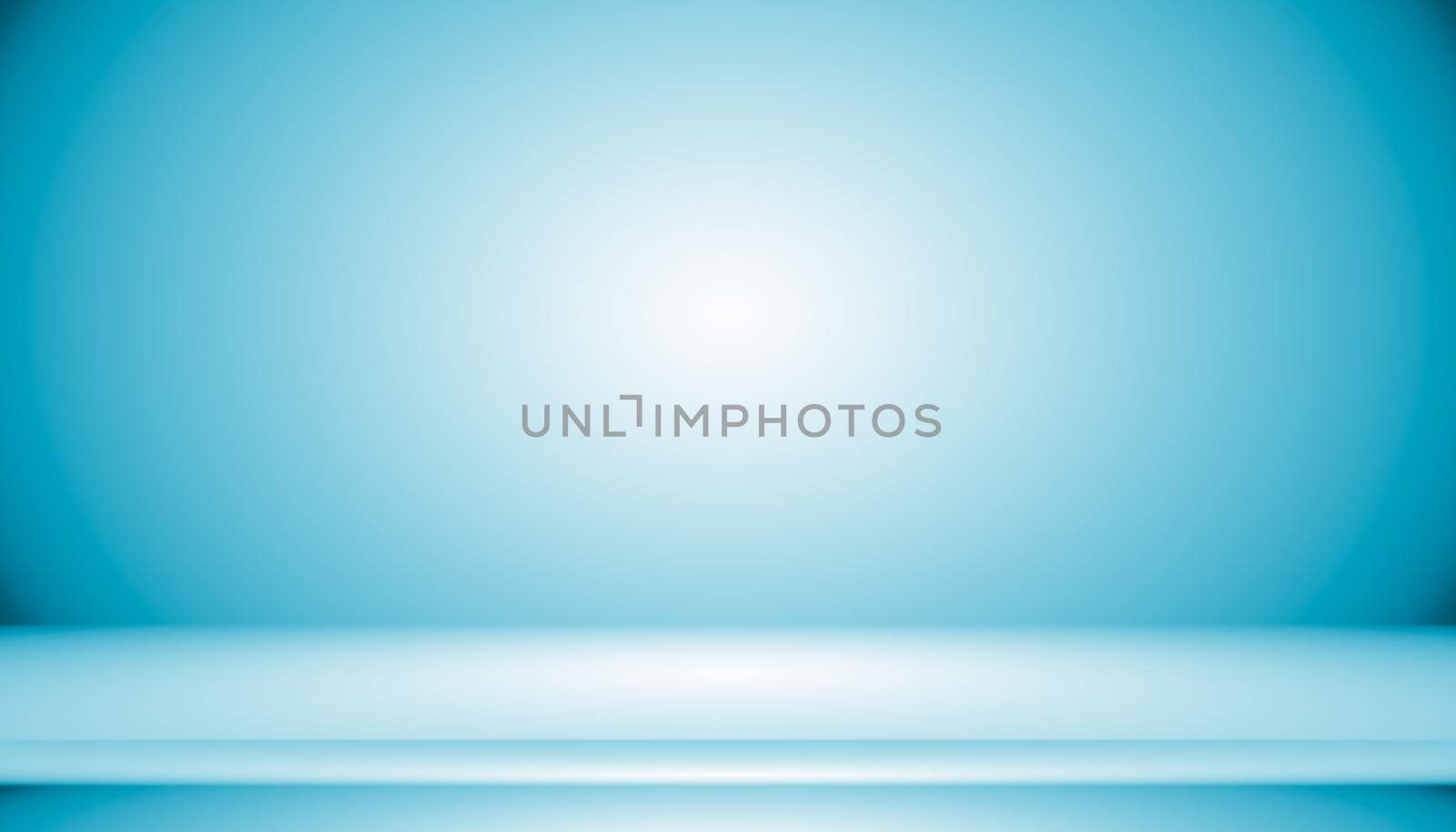 Blue gradient abstract background empty room with space for your text and picture.