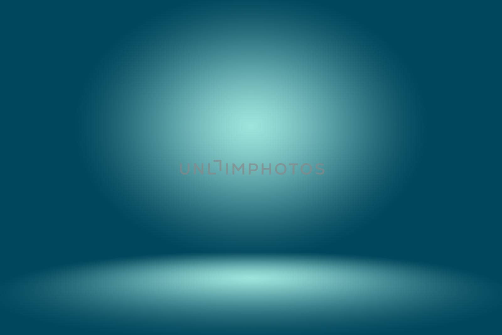 Gradient Blue abstract background. Smooth Dark blue with Black vignette Studio