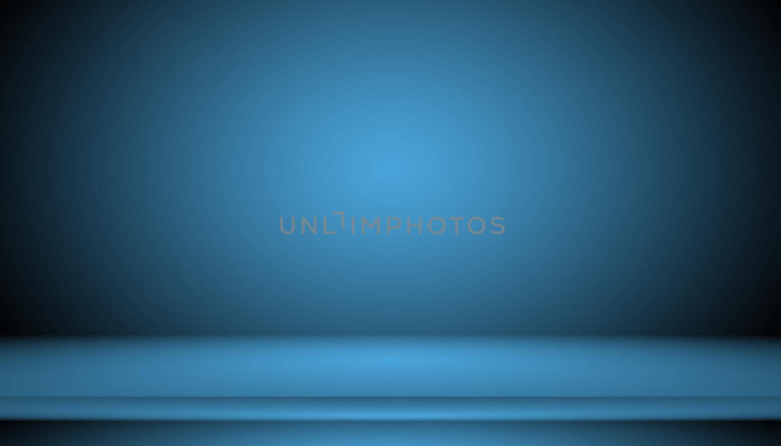 Blue gradient abstract background empty room with space for your text and picture by Benzoix