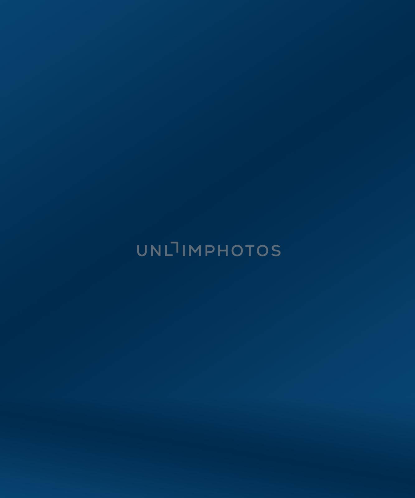 Gradient Blue abstract background. Smooth Dark blue with Black vignette Studio.