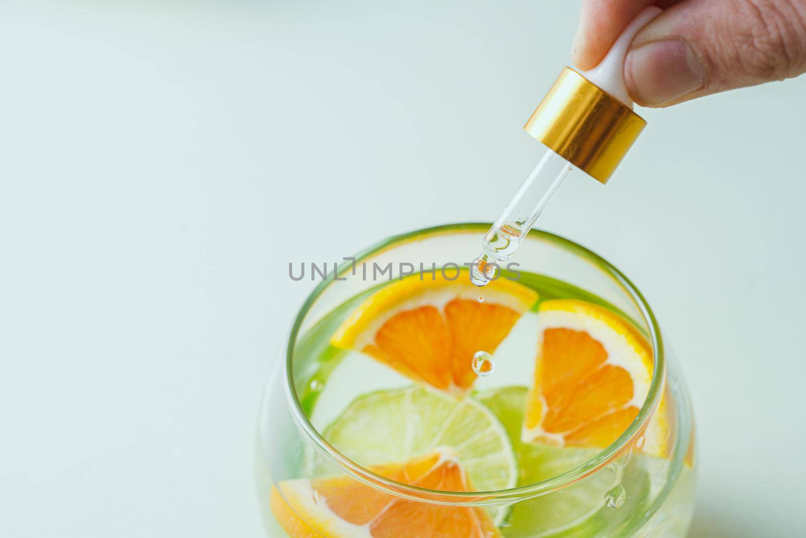 Essential oil with orange - vitamin C. Natural remedies, drop vitamin C - dropper. by makidotvn