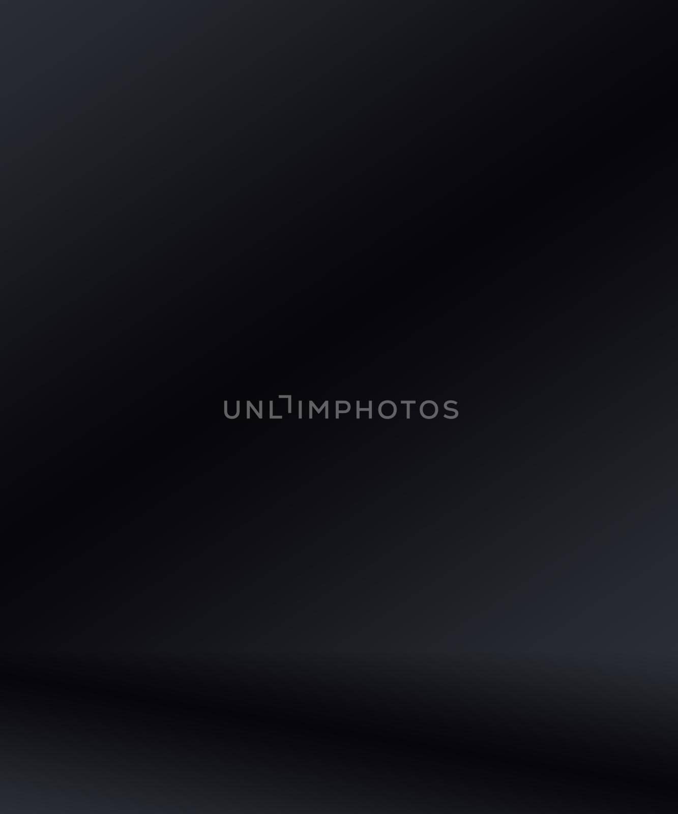 Abstract luxury blur dark grey and black gradient, used as background studio wall for display your products