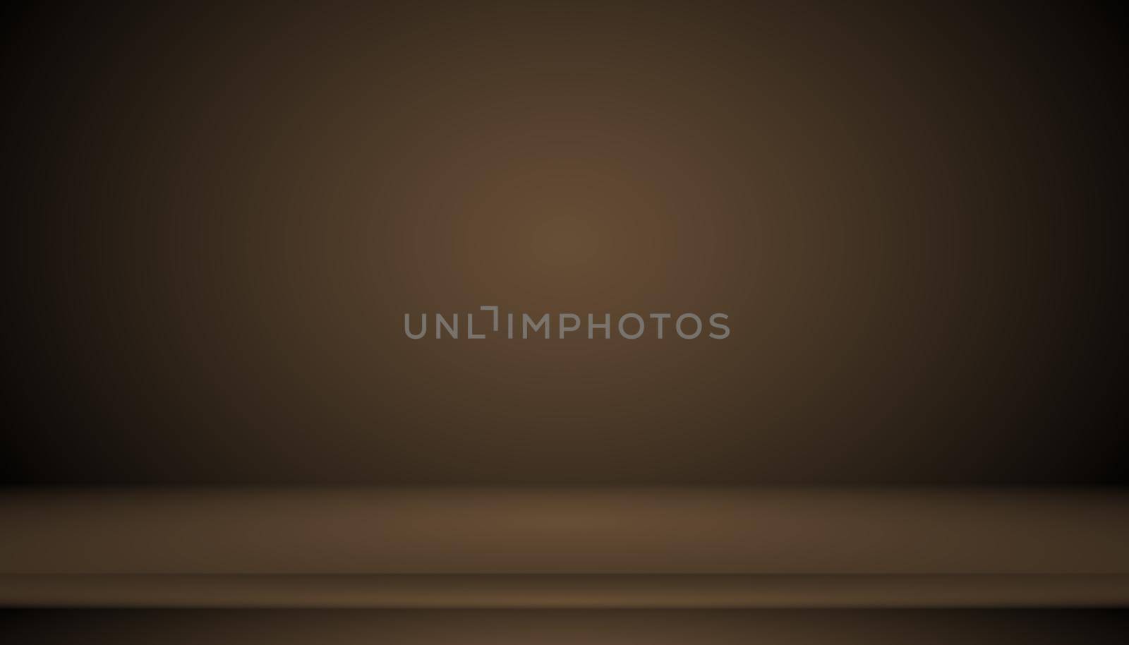 Abstract brown gradient well used as background for product display. by Benzoix