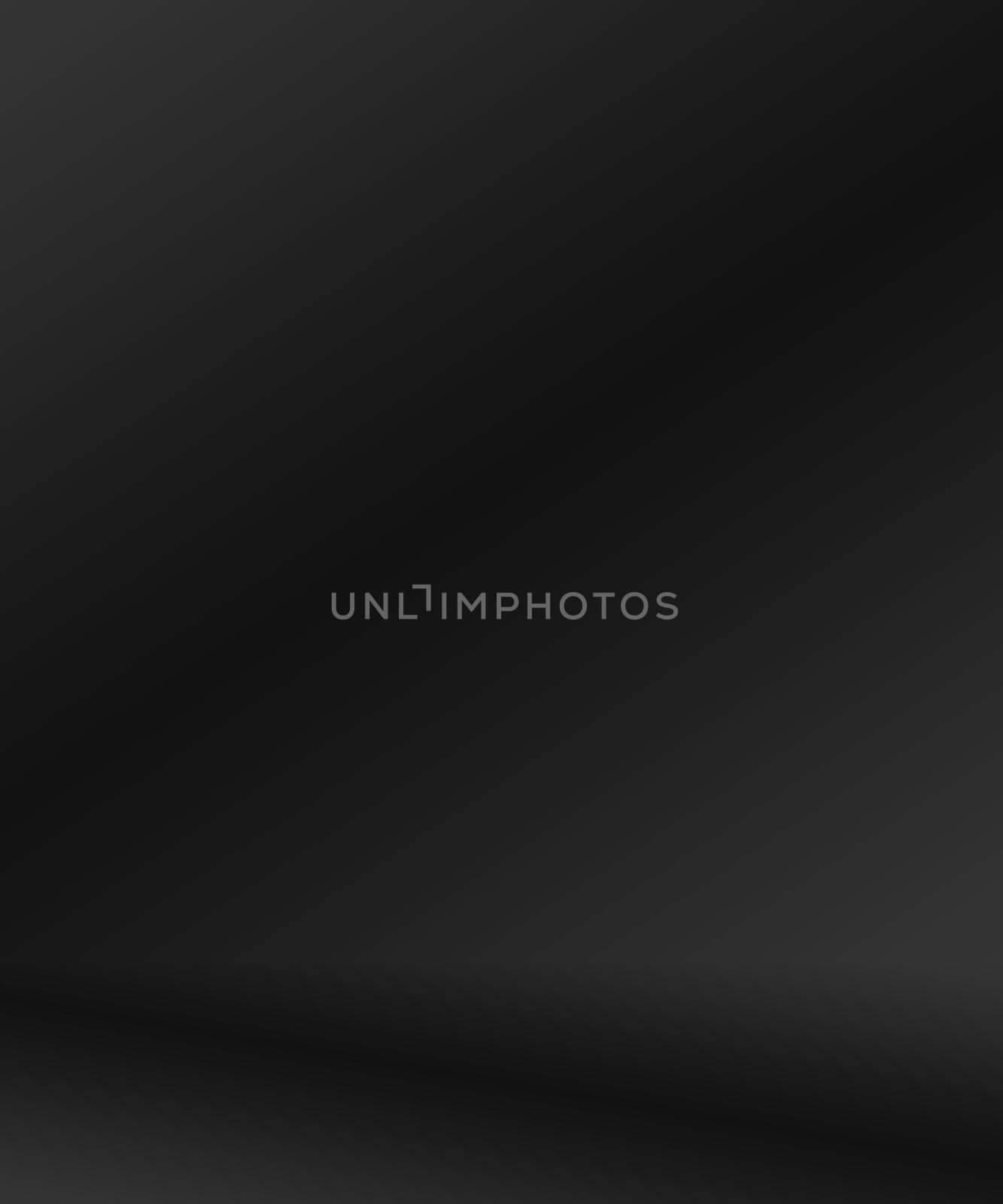 Abstract luxury blur dark grey and black gradient, used as background studio wall for display your products