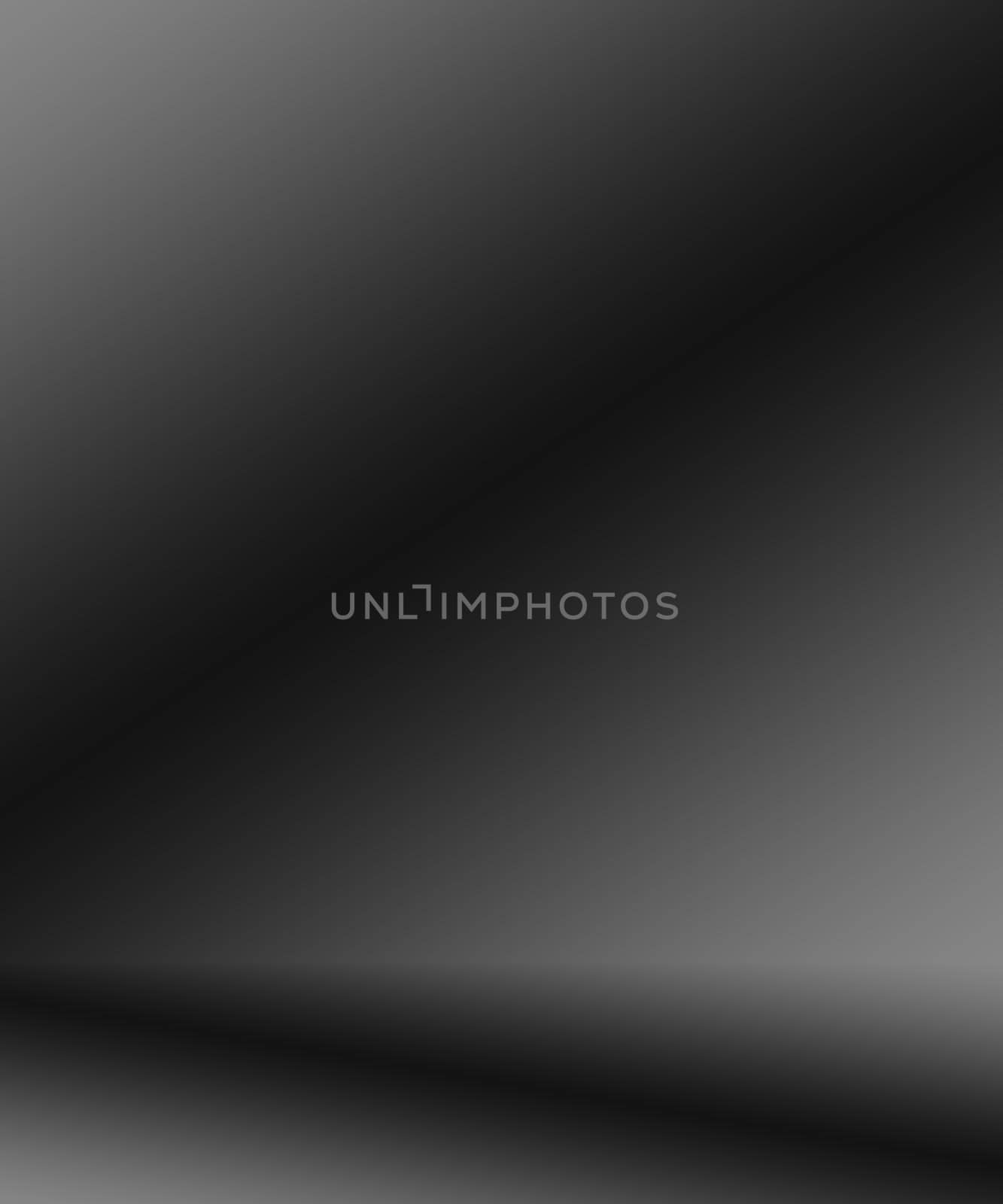 Abstract luxury blur dark grey and black gradient, used as background studio wall for display your products