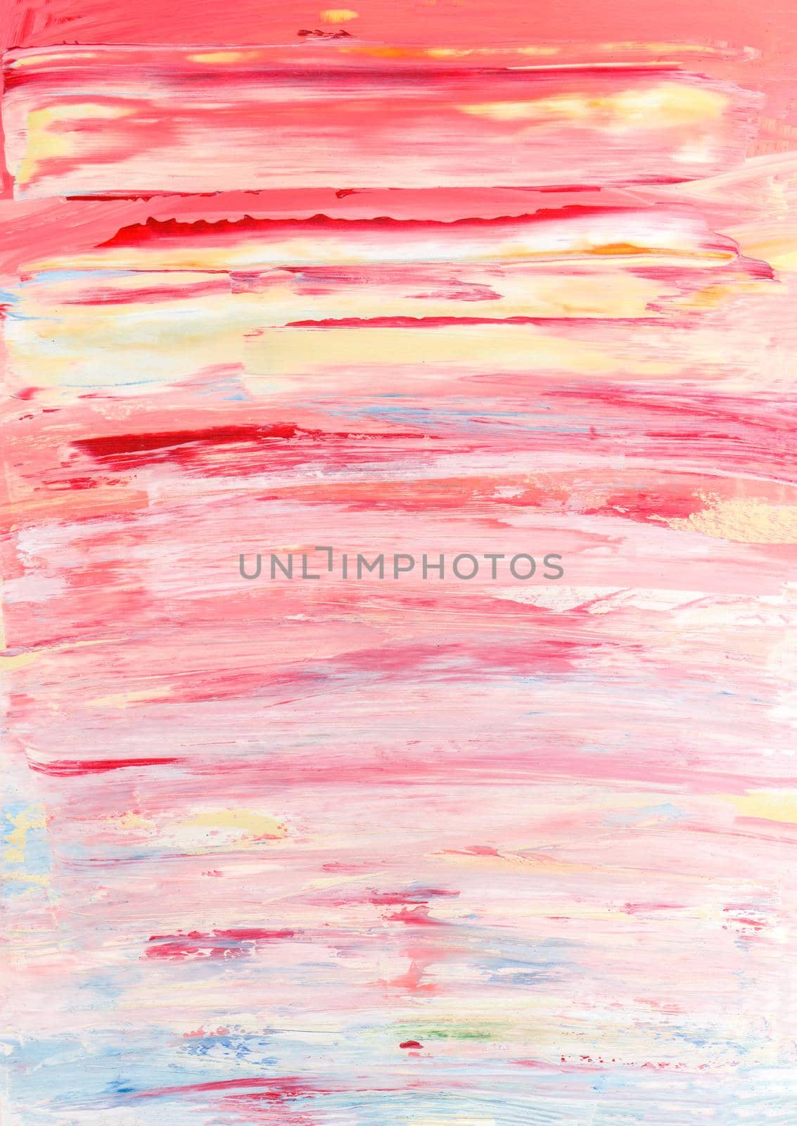 Abstract watercolor texture. Colorful brush stroke background. Hand painted overlay.