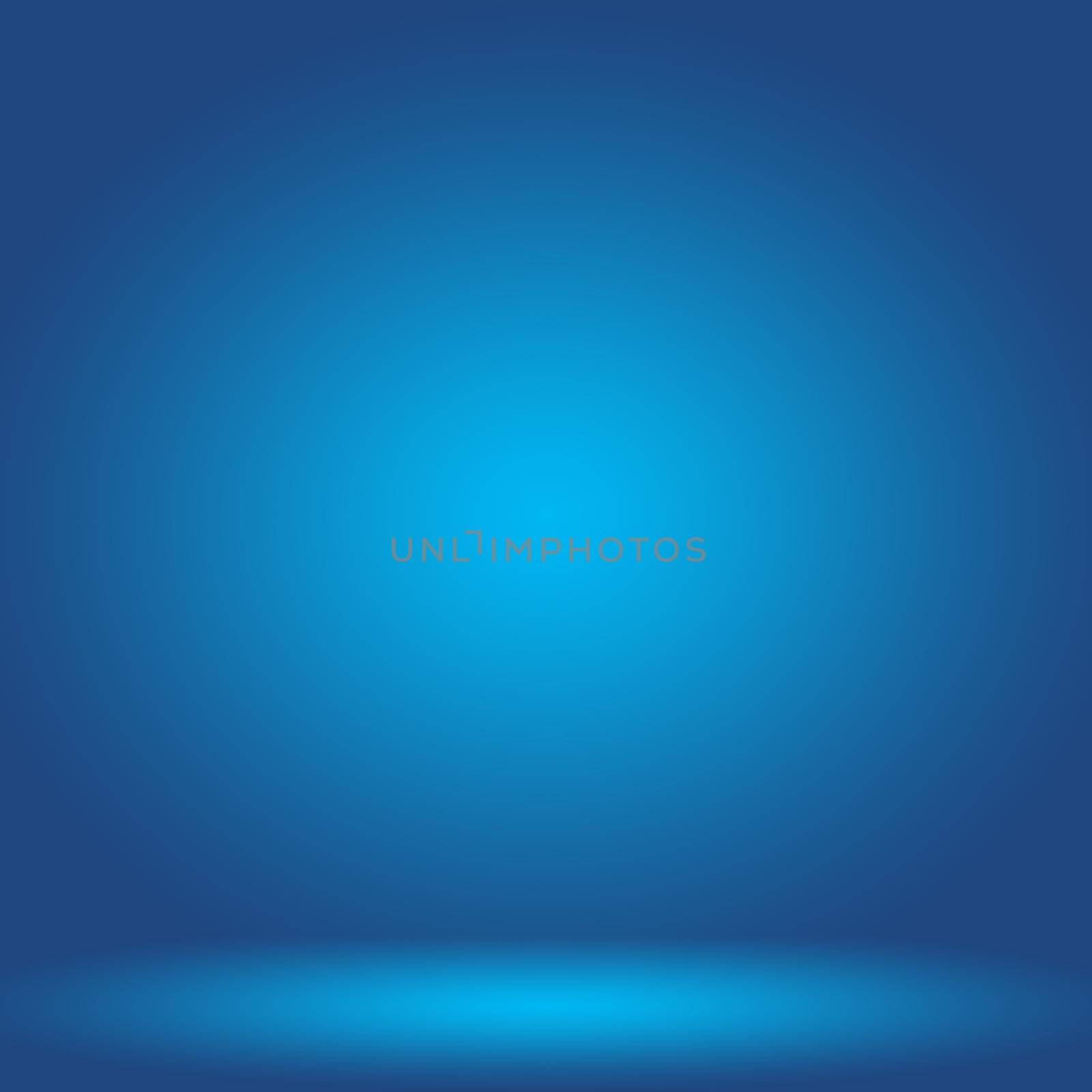 Abstract Luxury gradient Blue background. Smooth Dark blue with Black vignette Studio Banner