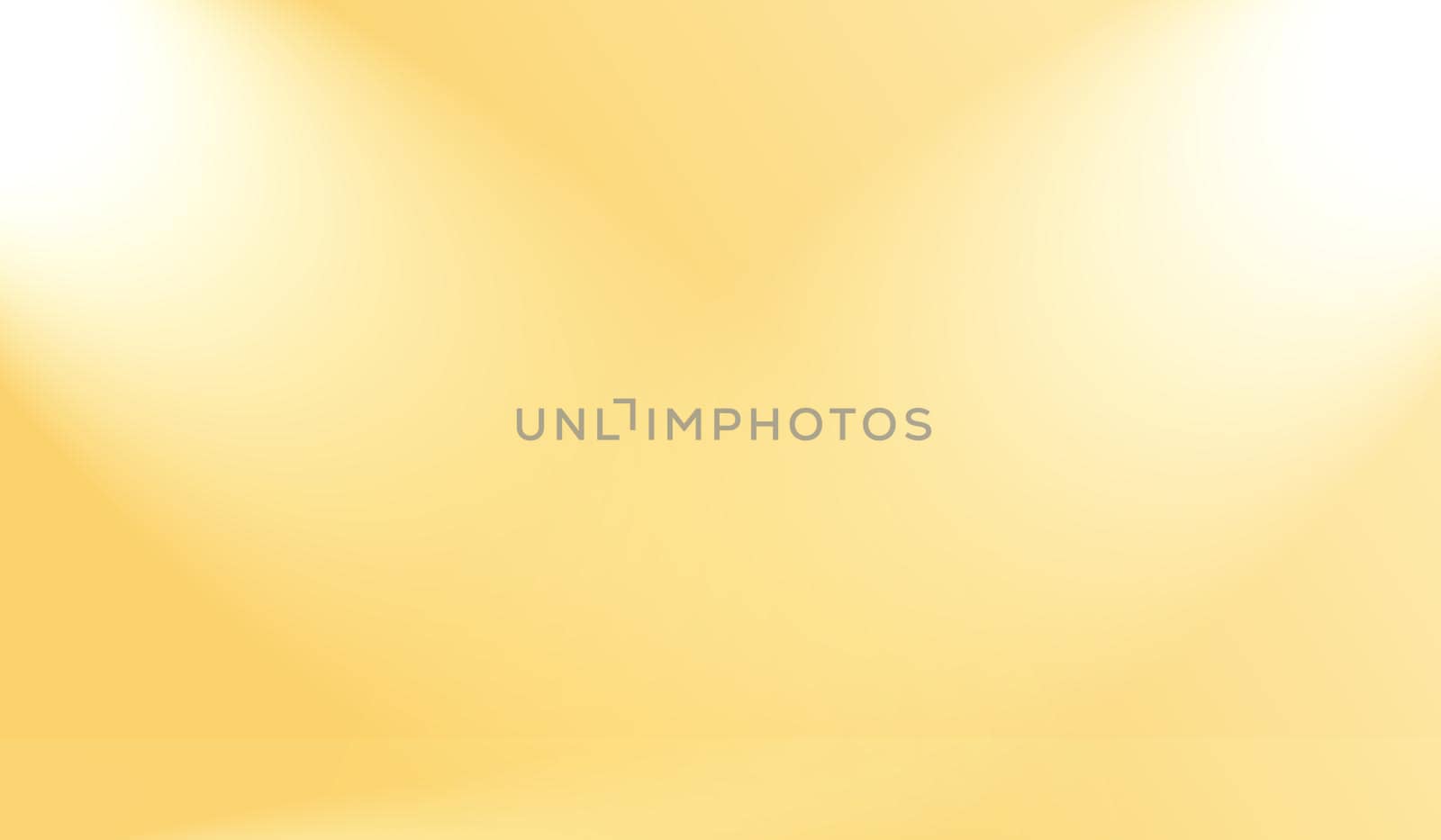 Abstract Luxury Gold yellow gradient studio wall, well use as background,layout,banner and product presentation