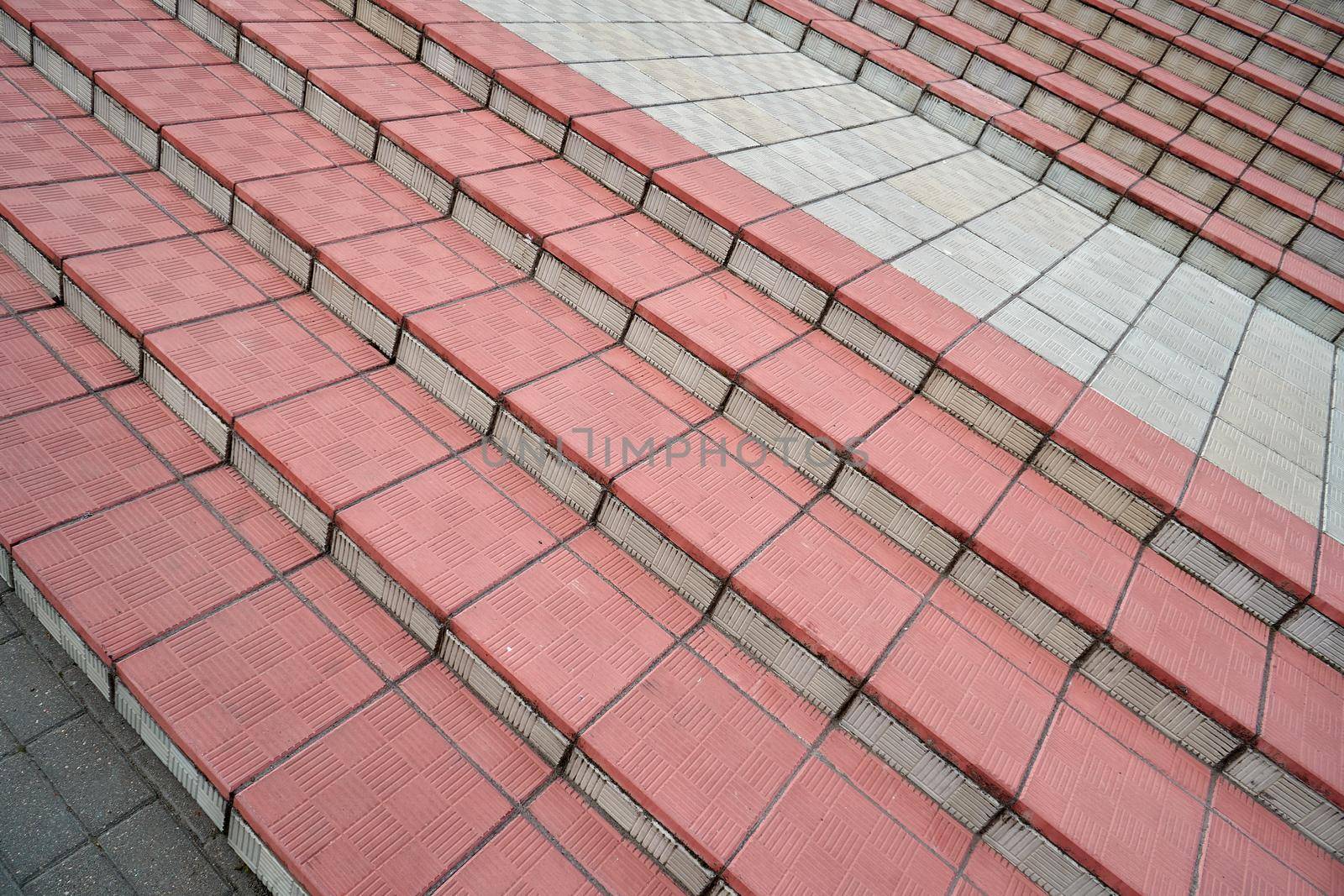 Abstract stairs, abstract steps, stairs in the city, granite stairs.