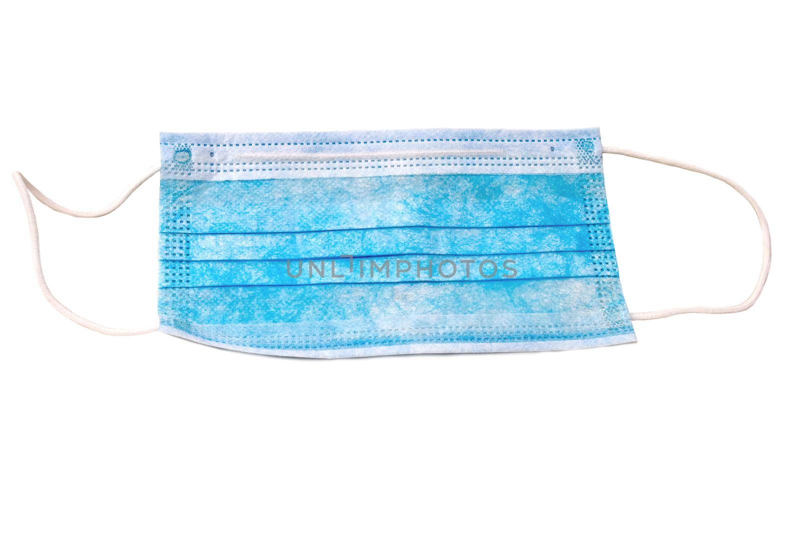 Medical mask isolated on white background.Novel coronavirus - 2019-nCoV.