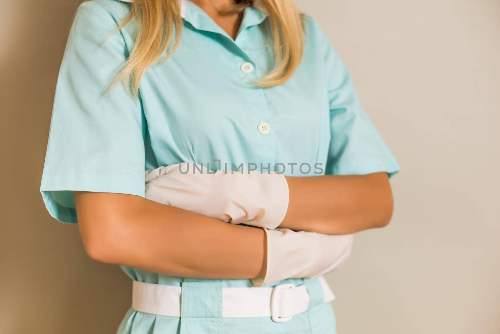 Image of medical nurse  with arms crossed.