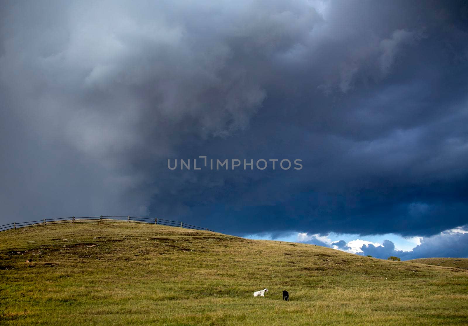 Prairie Storm Canada Summer time clouds warning