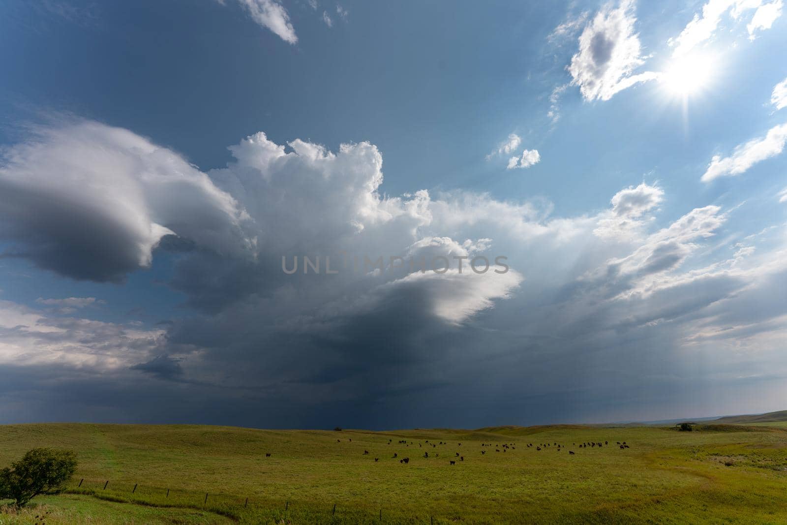 Prairie Storm Canada Summer time clouds warning