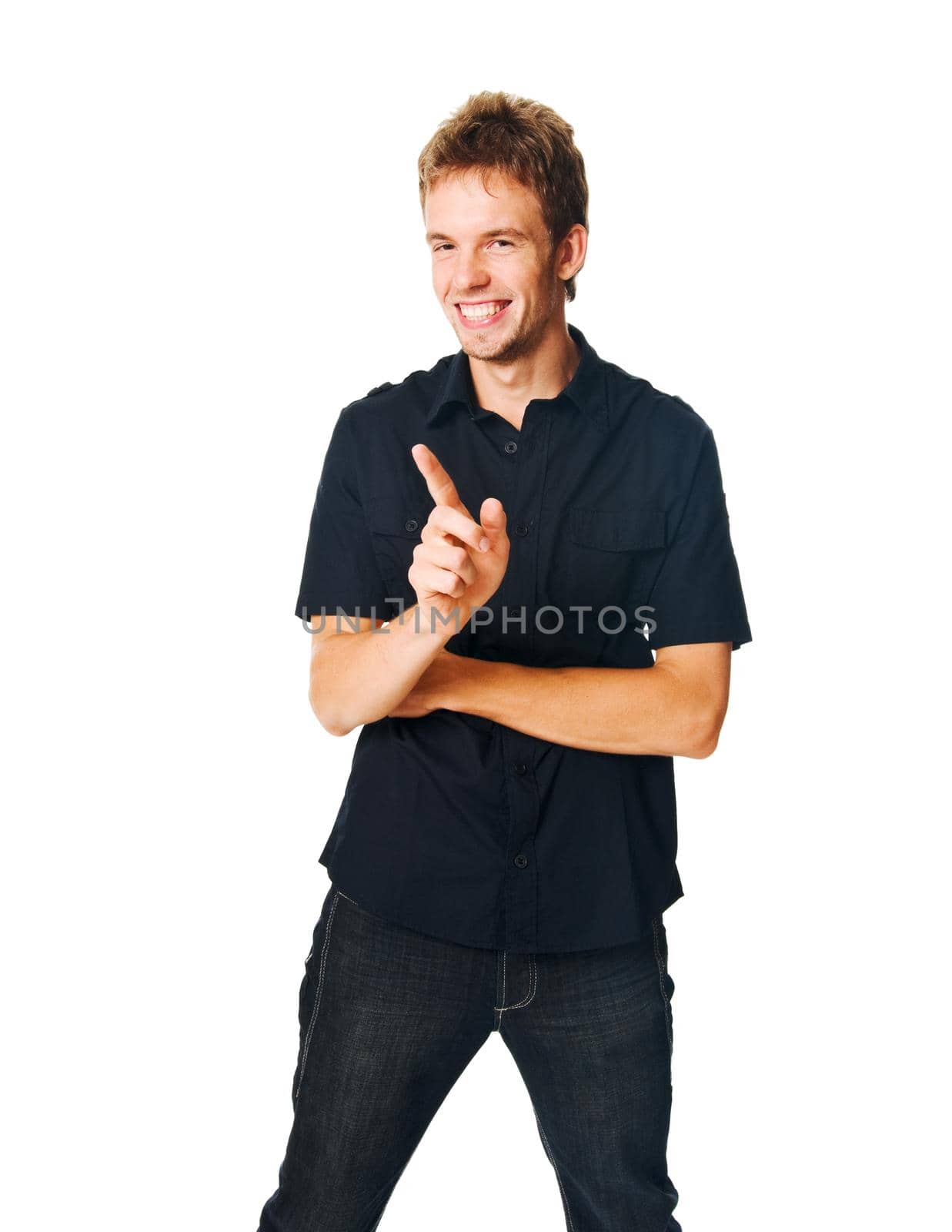 man isolated