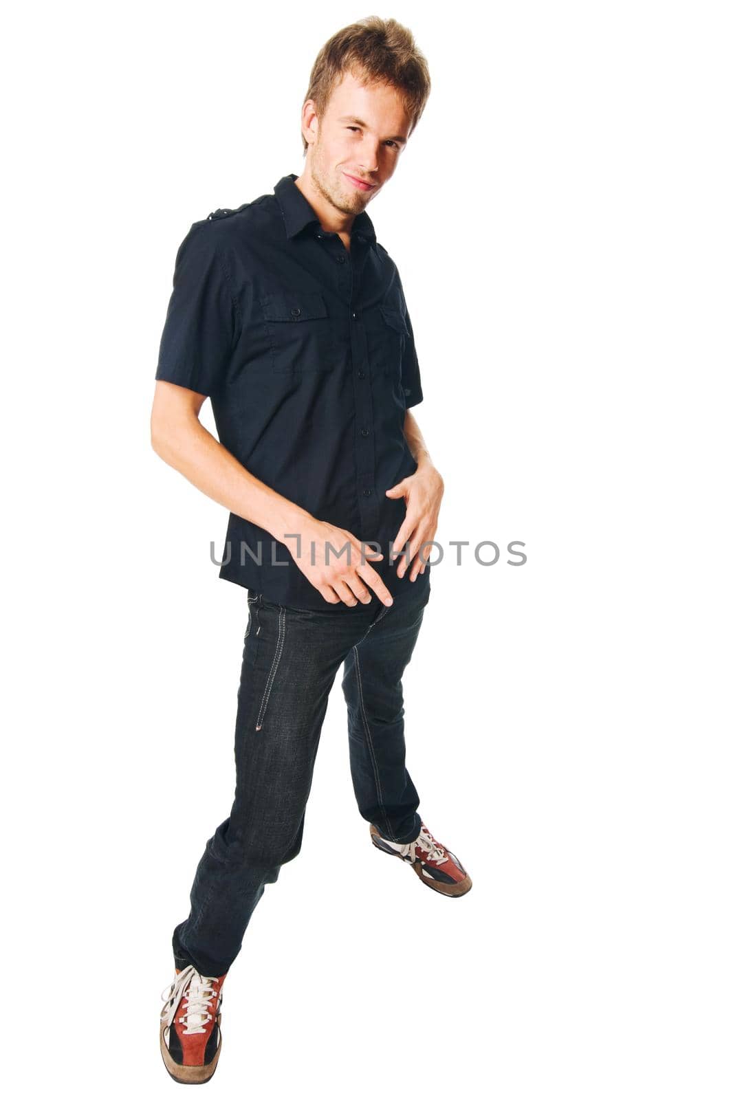 man isolated