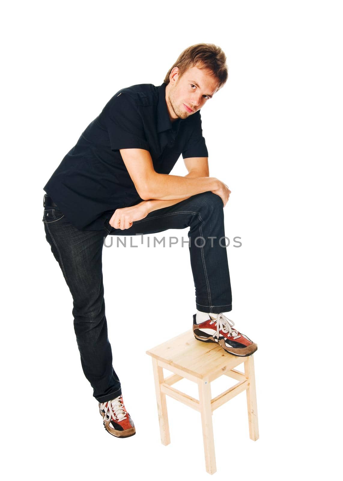 man isolated
