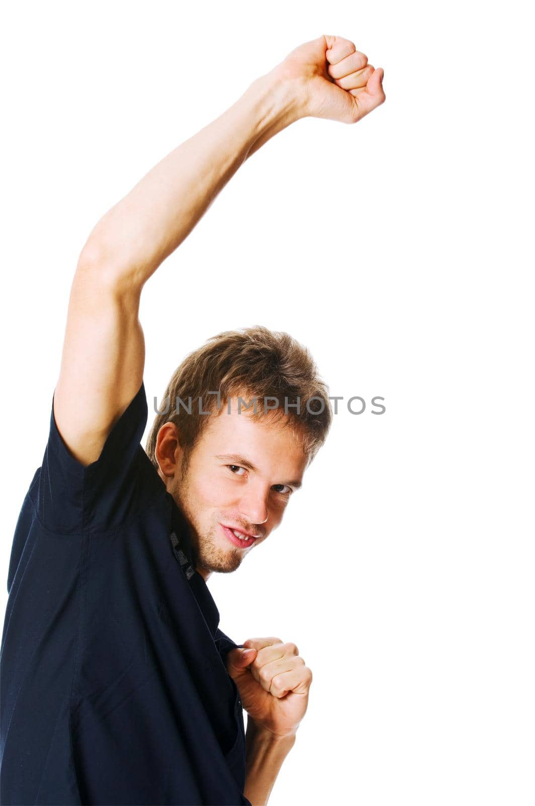 man isolated