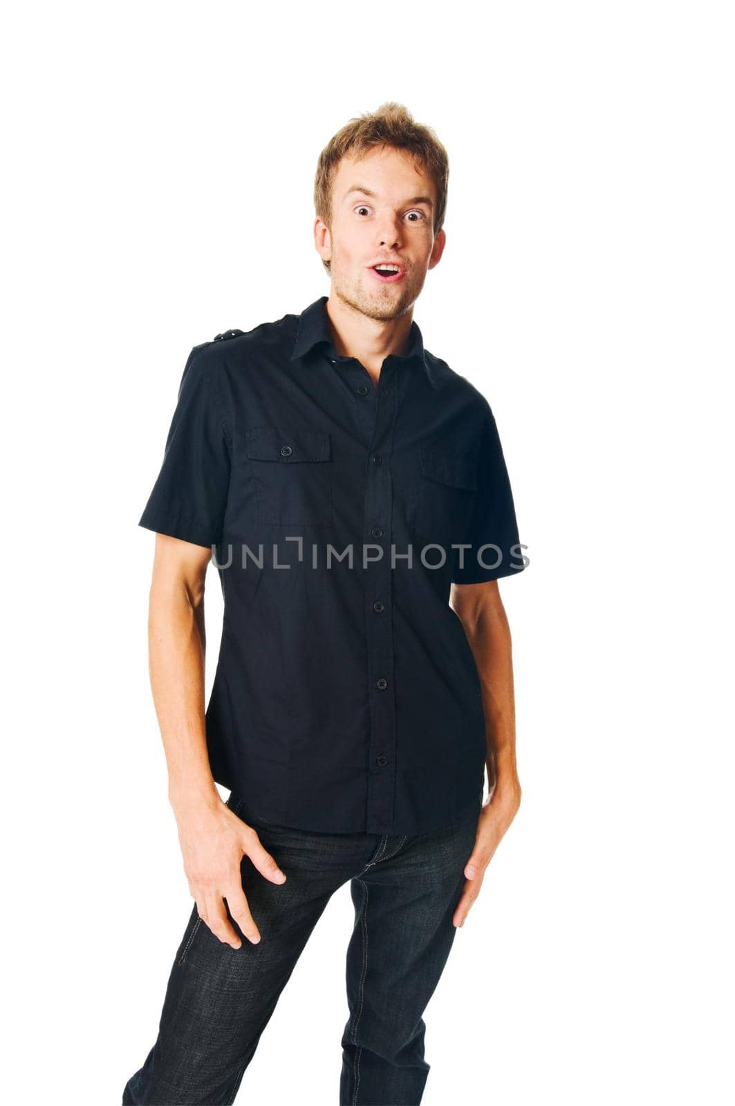 man isolated