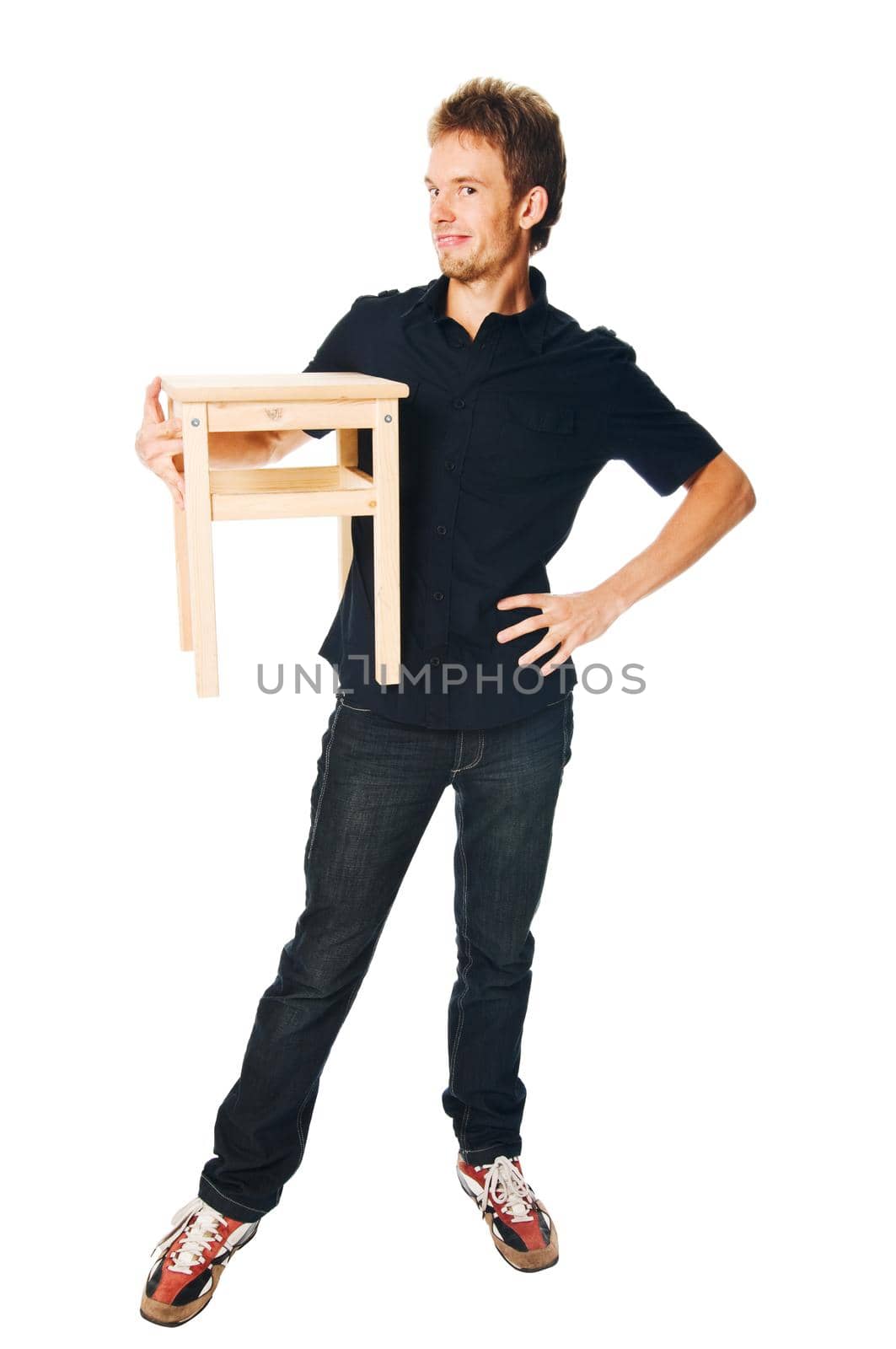 man isolated