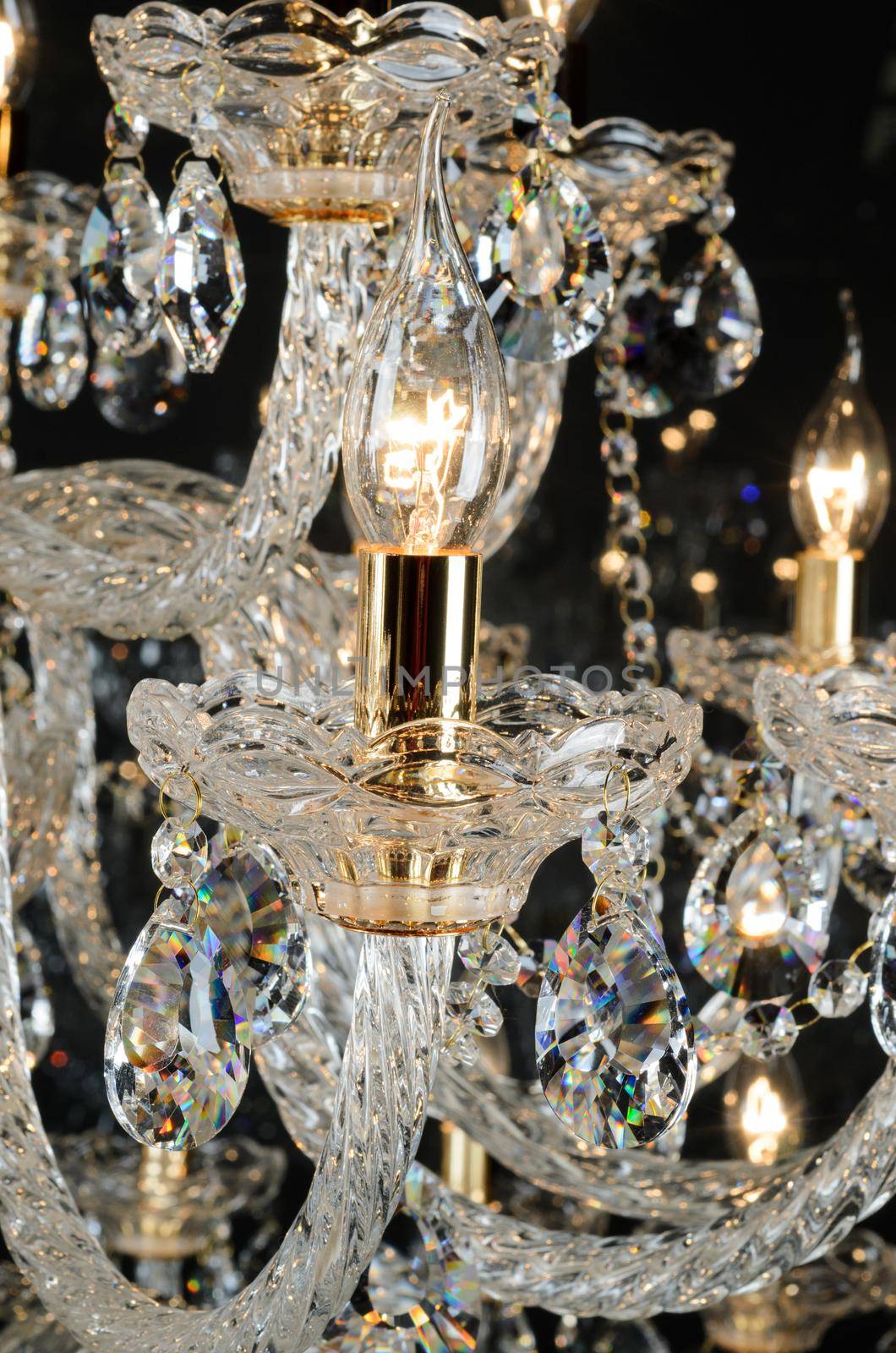 Contemporary glass chandelier by nikitabuida