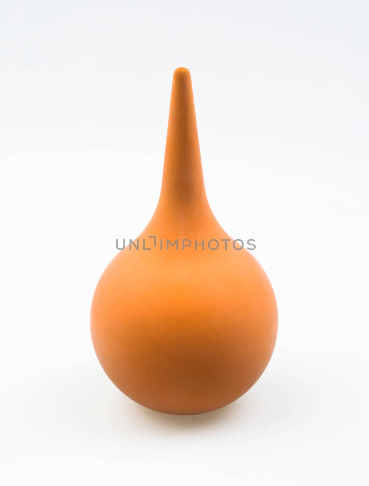 Enema (clyster) on white background with soft shadow