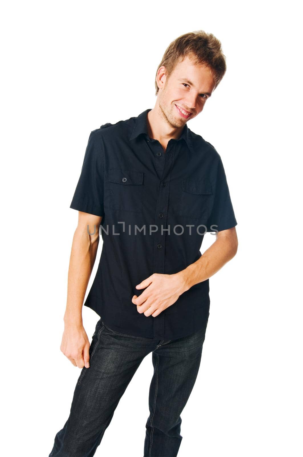 man isolated