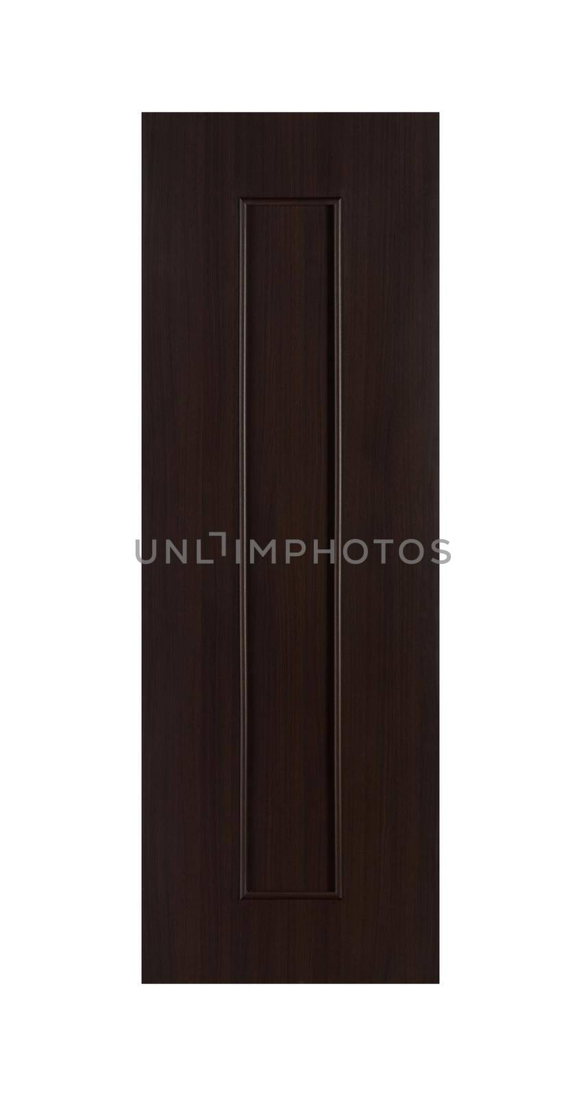 Common house interior door isolated on white background