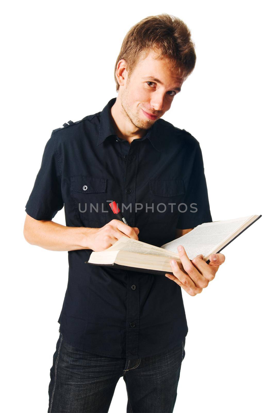man isolated