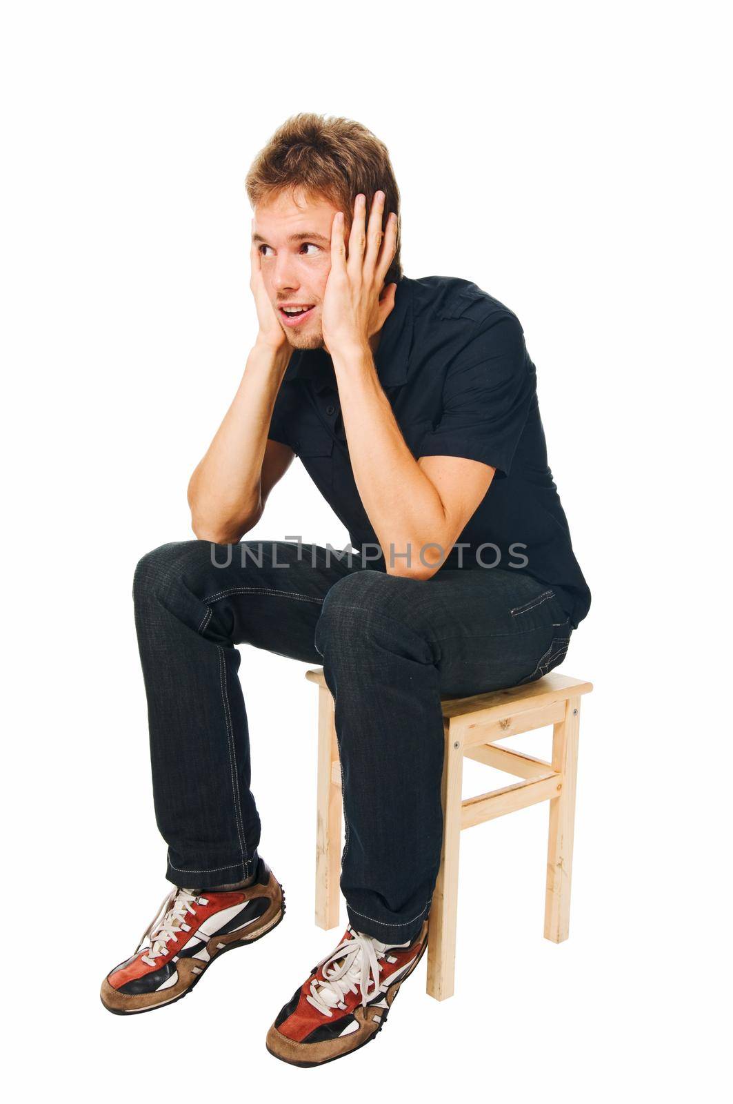 man isolated