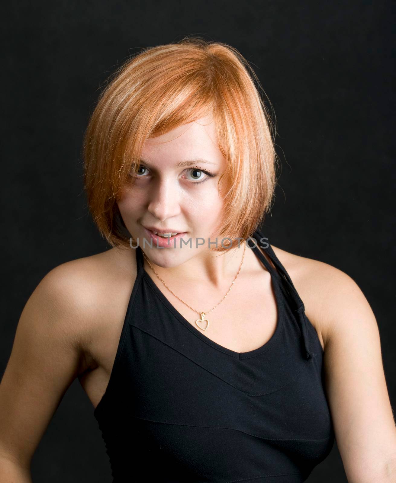 Portrait of a red haired.