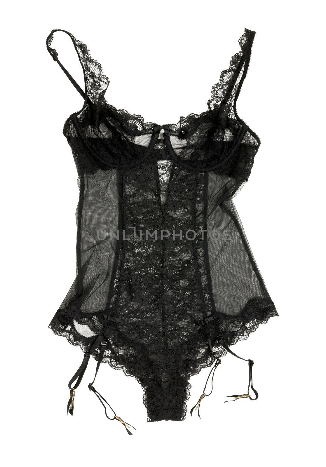 Sexy black lace lingerie body by nikitabuida
