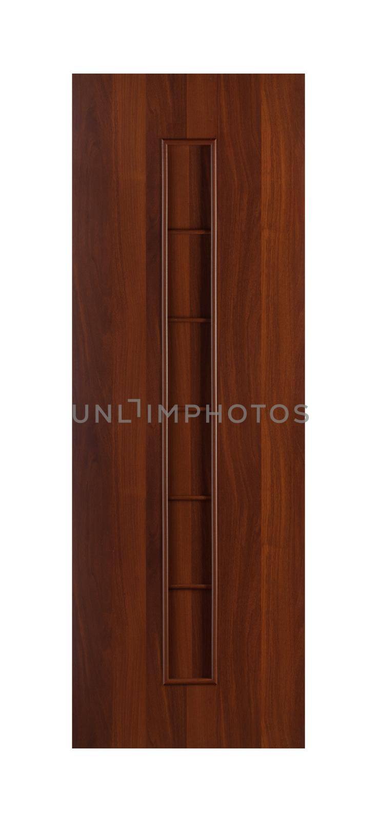 Common house interior door isolated on white background