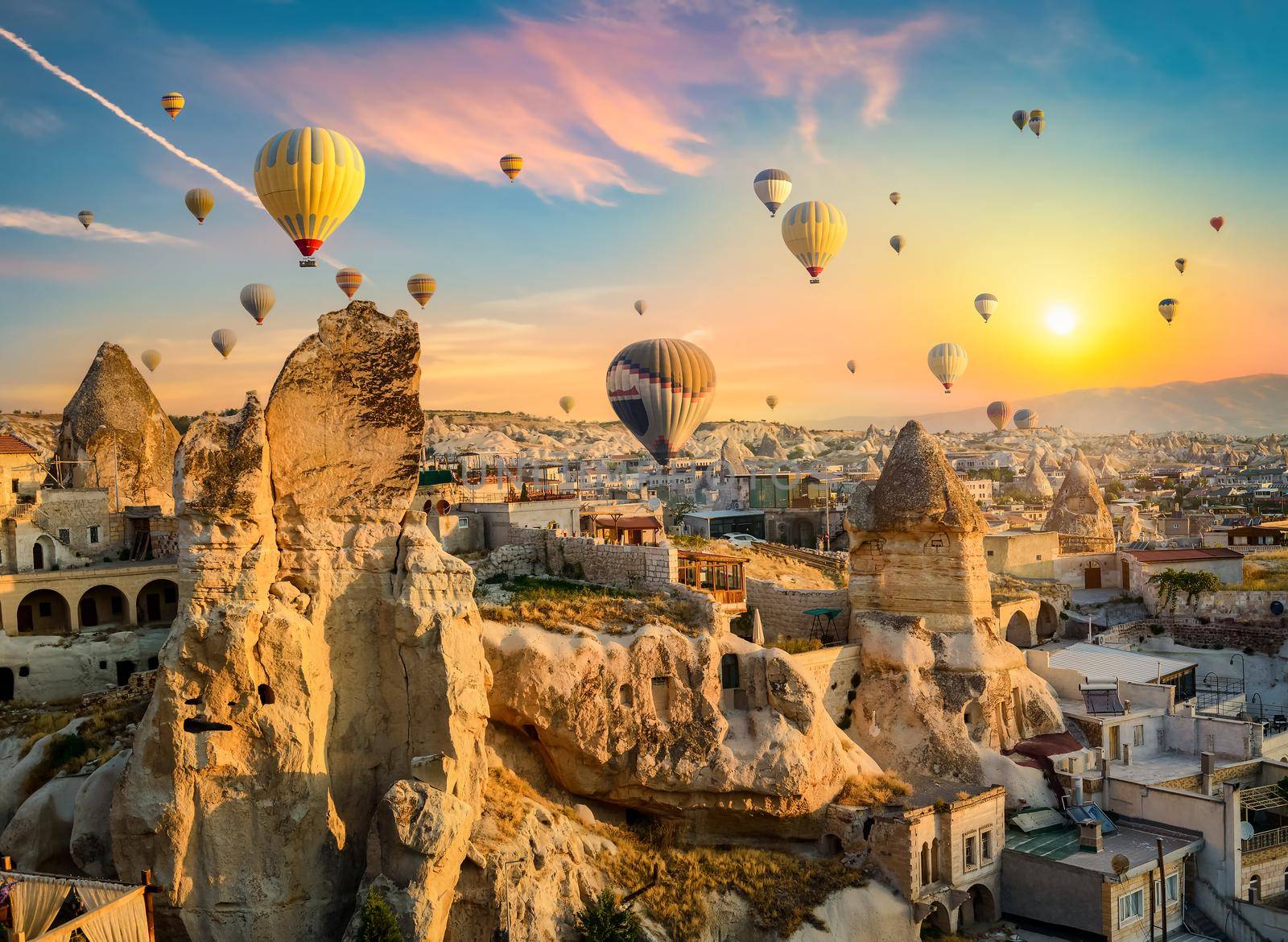 Balloons in Goreme by Givaga