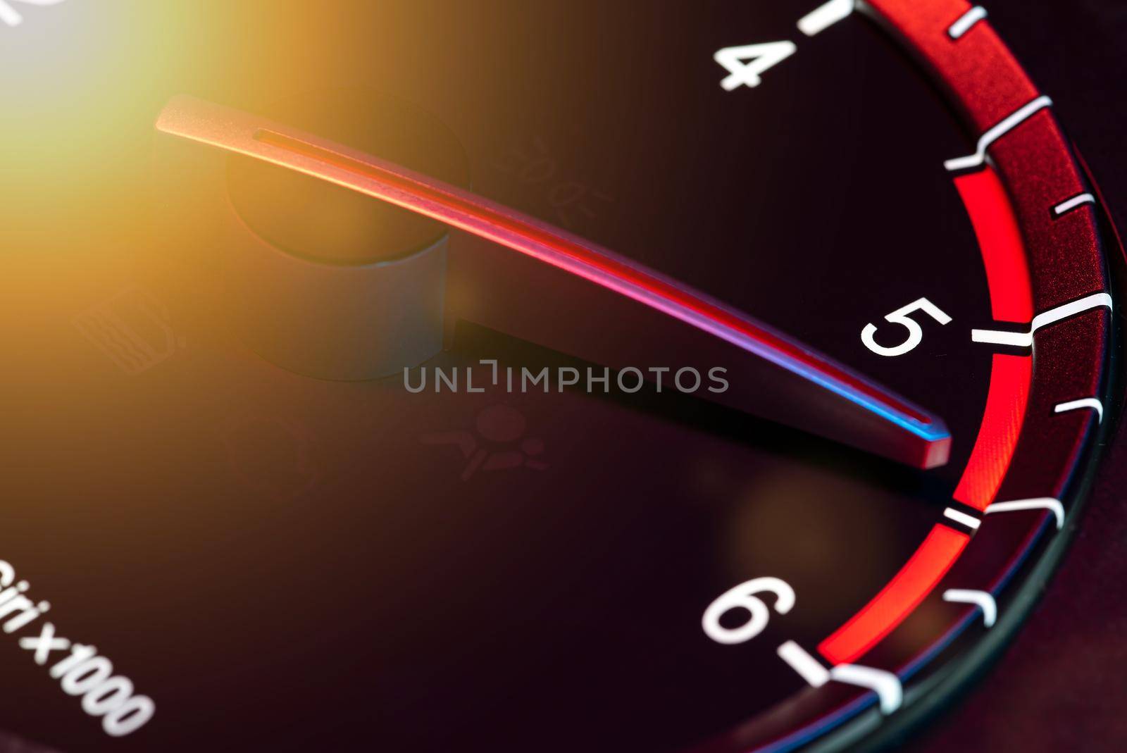 Rpm car odometer detail 3 by pippocarlot