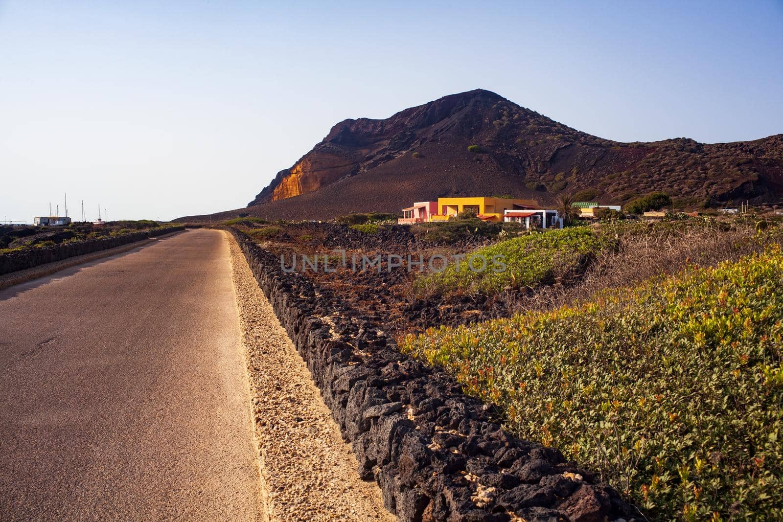 Monte Nero Volcano in Linosa, Sicily by bepsimage