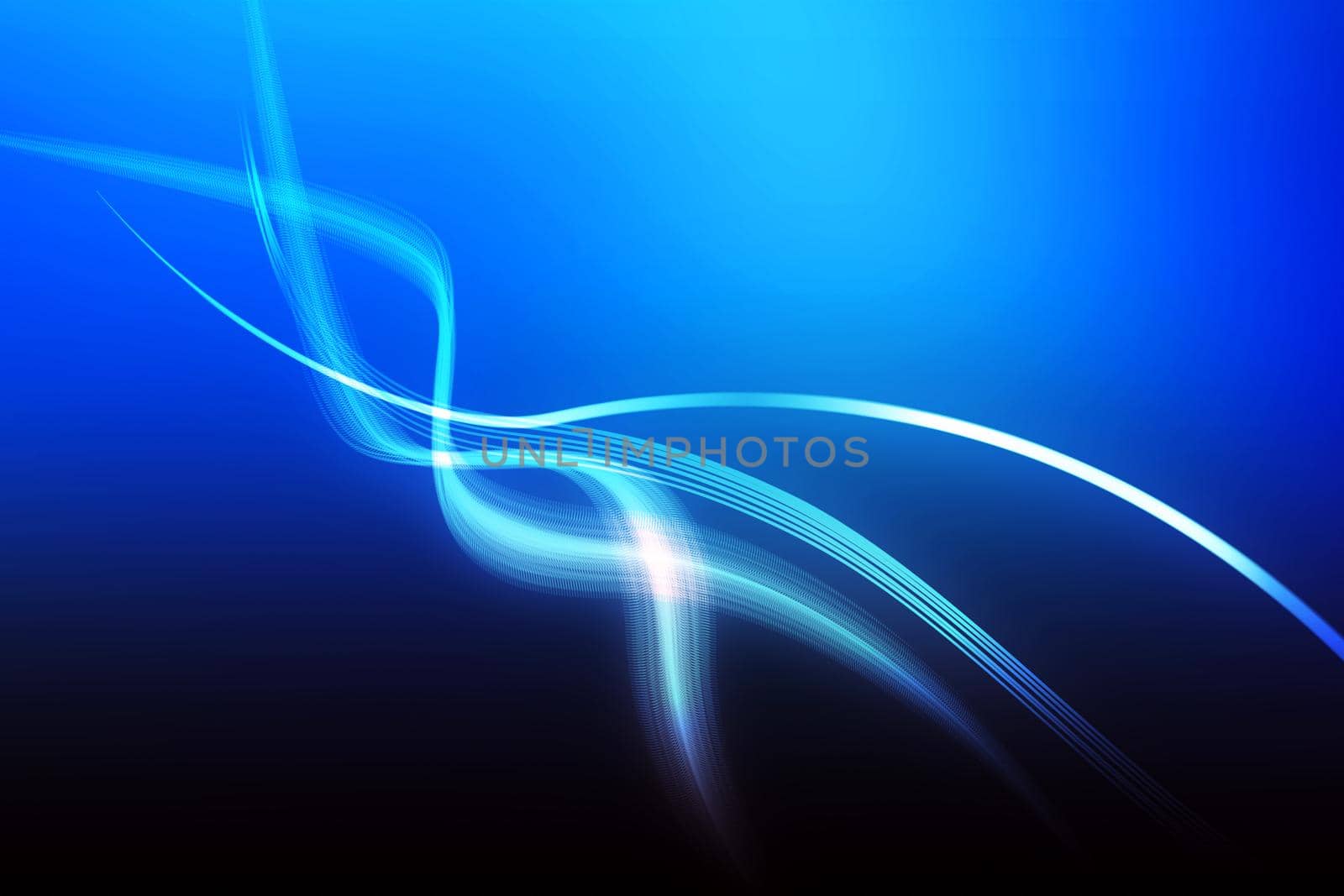 Abstract line curve dark blue color background texture.