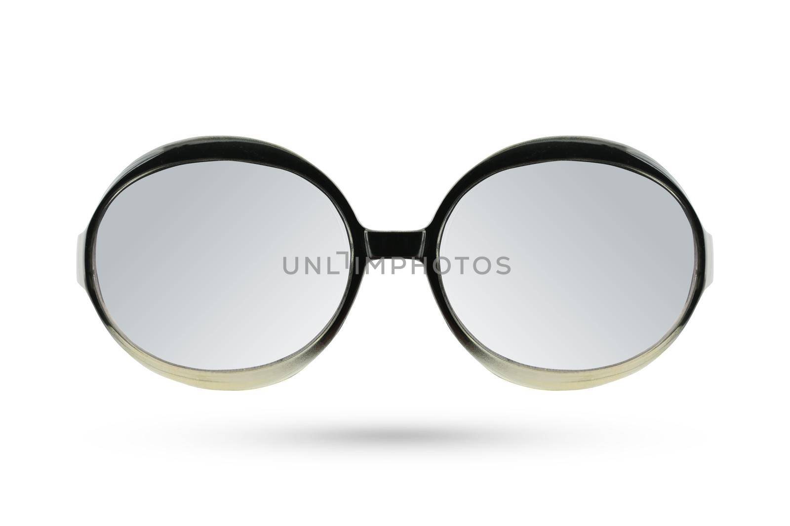 Cat eyes masquerade fashion glasses style isolated on white background. by jayzynism