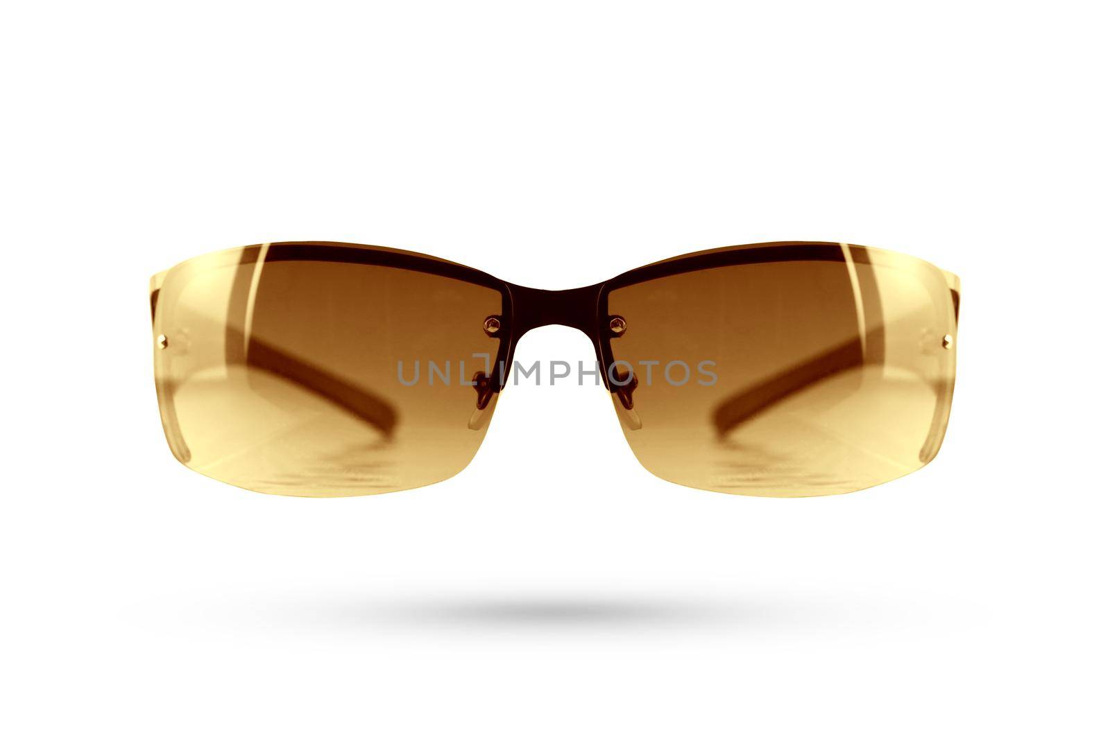 Sun glasses style isolated on white background. by jayzynism