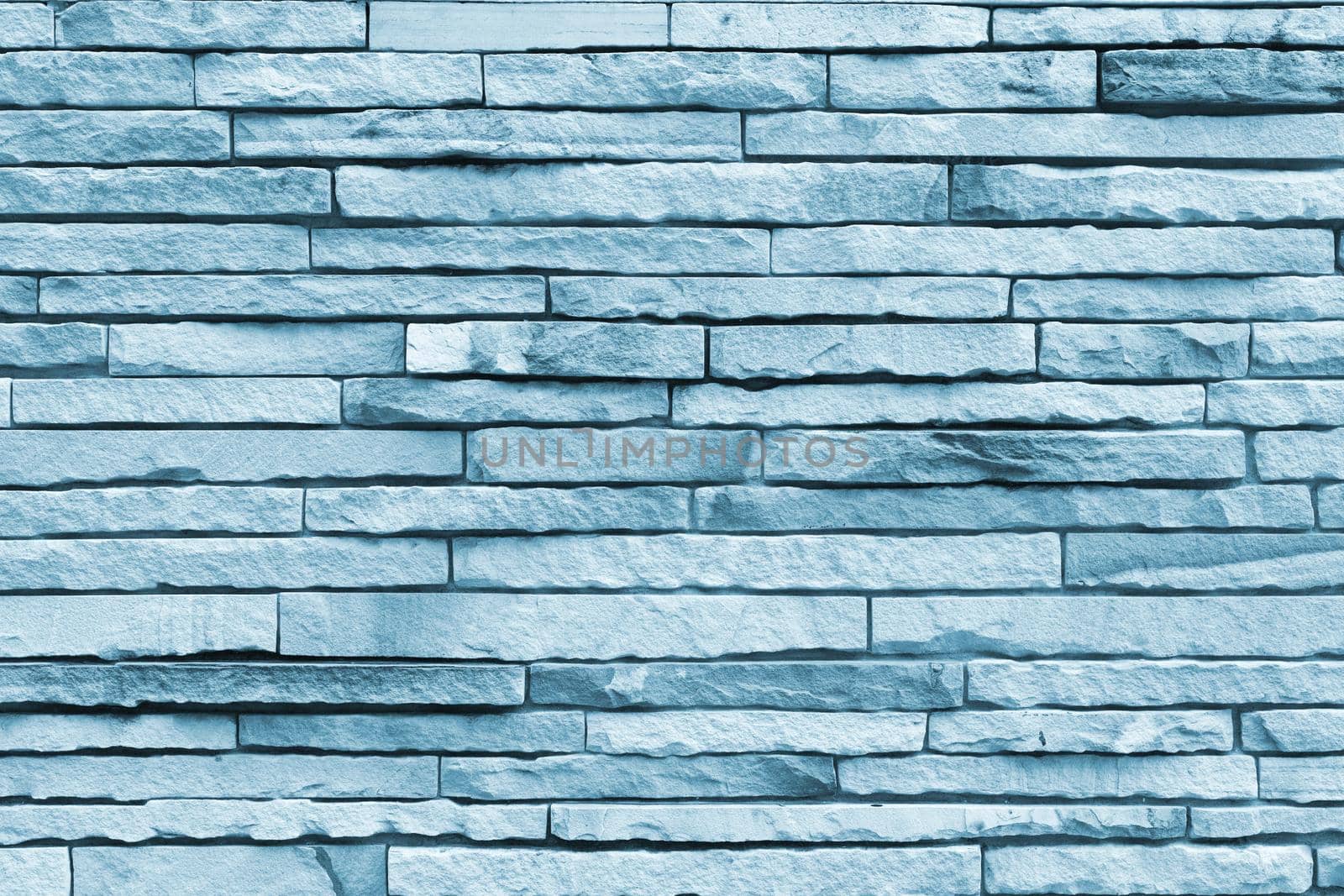 Wall blick blue cement stone background. by jayzynism